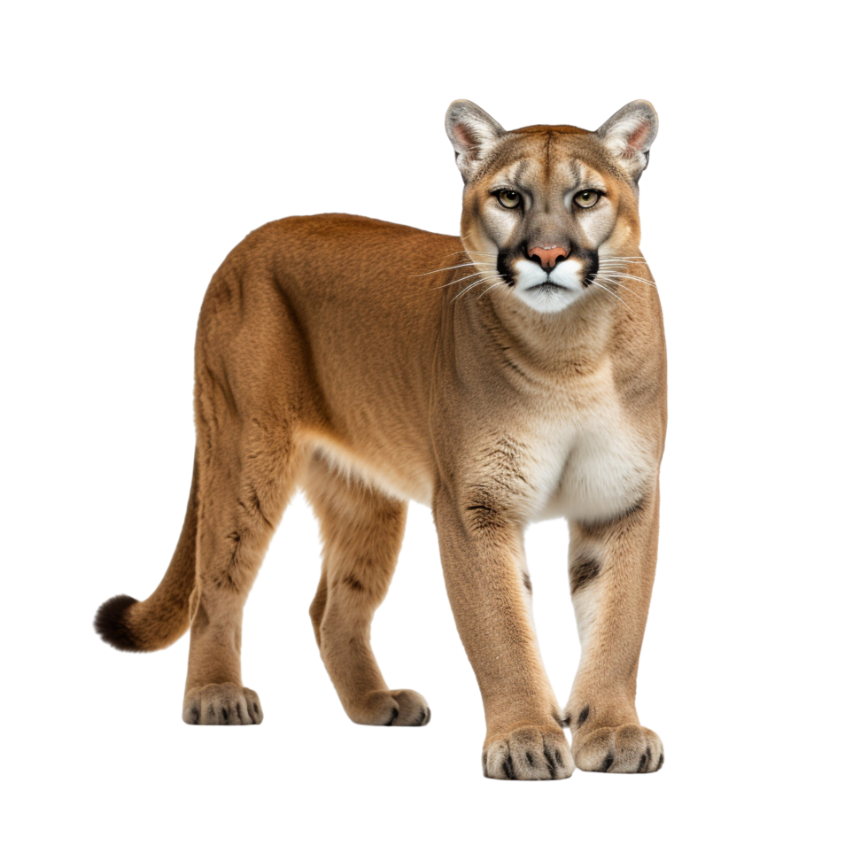 AI generated Cougar clip art png