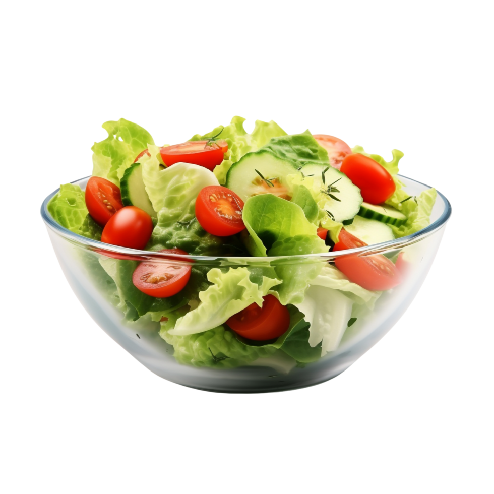 AI generated Vegetables salad clip art png