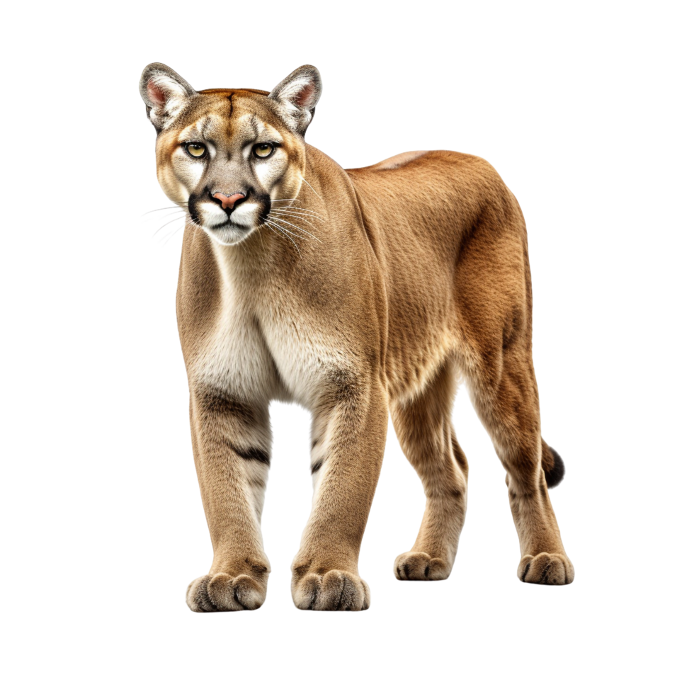AI generated Cougar clip art png
