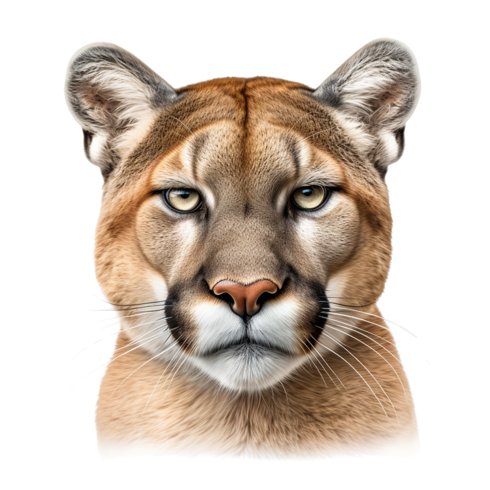 AI generated Cougar clip art png