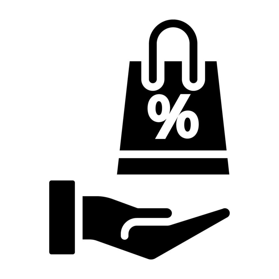 An icon design of shopping sale vector