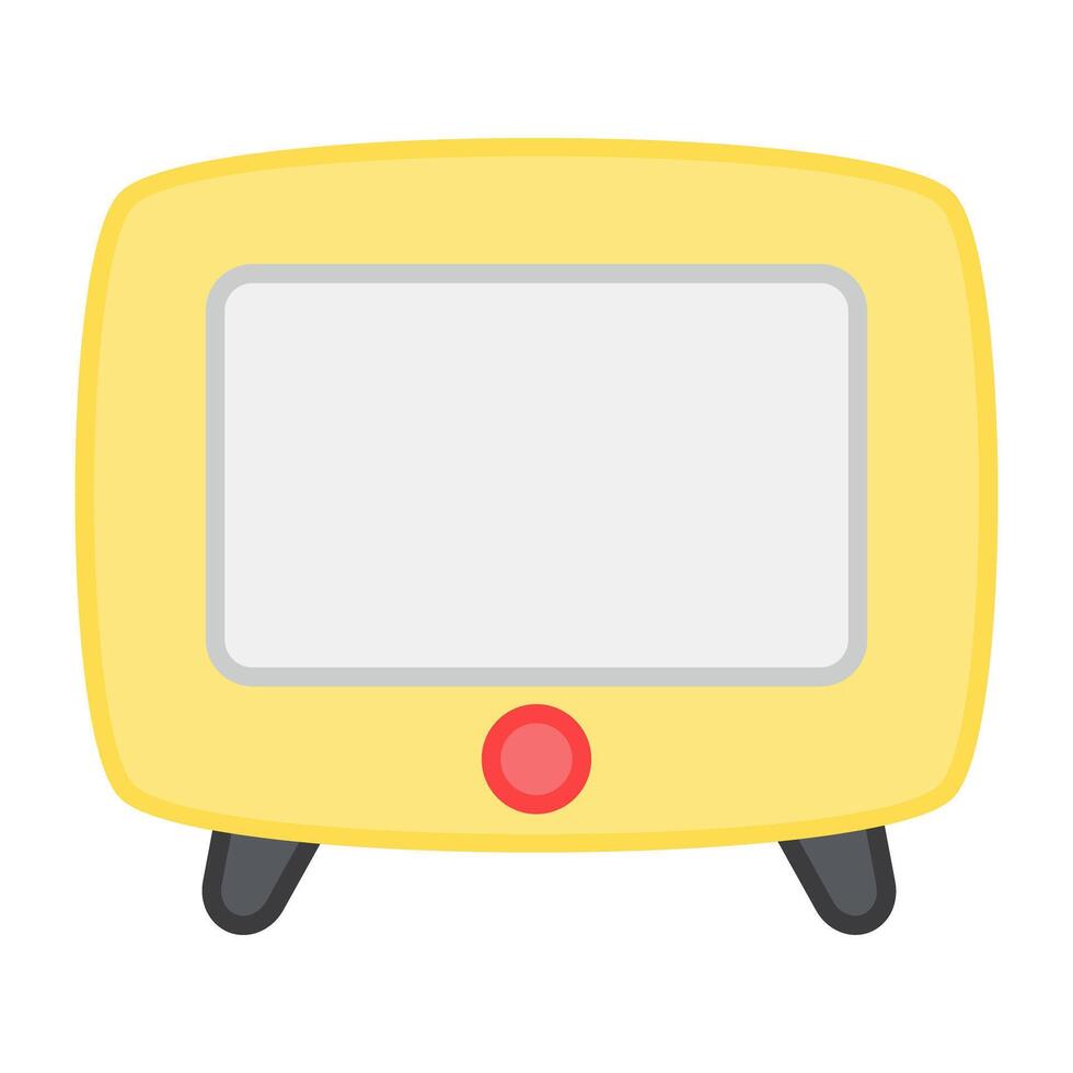 A modern design icon of television vector