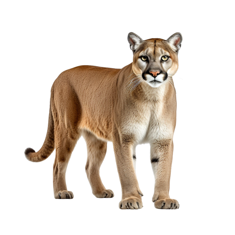 AI generated Cougar clip art png