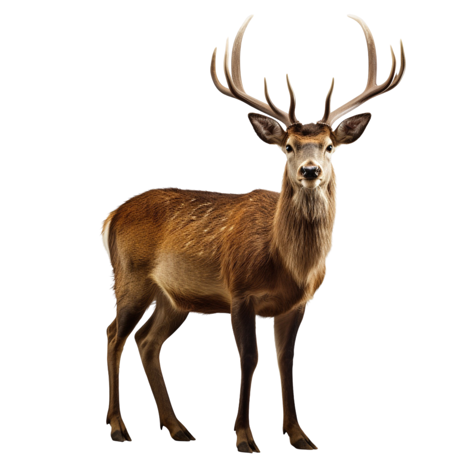 AI generated Deer clip art png