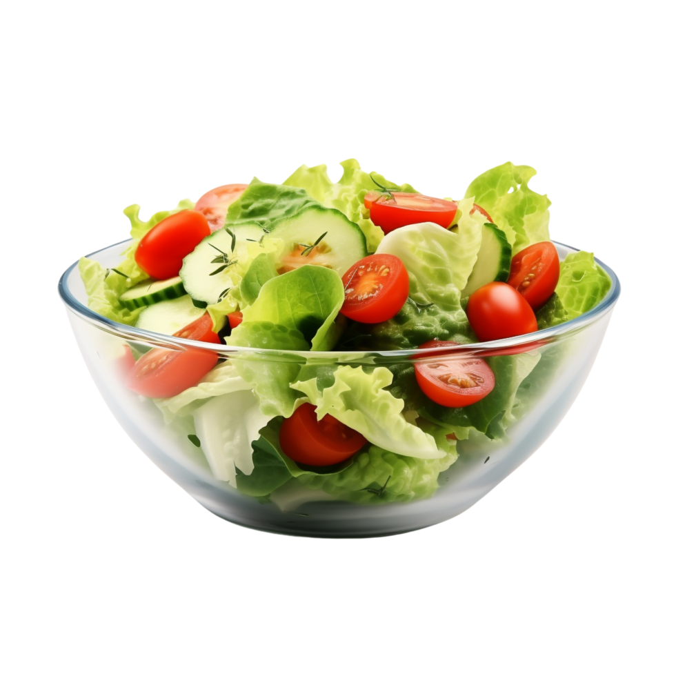 AI generated Vegetables salad clip art png