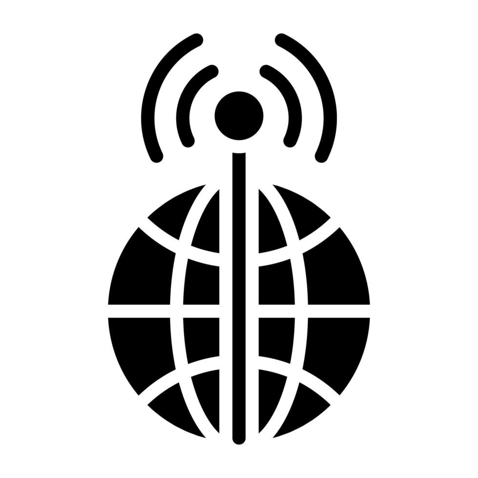 An icon design of internet browser vector