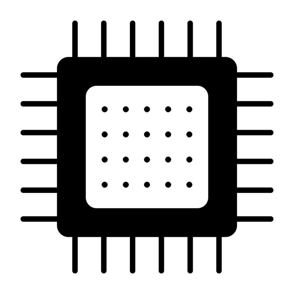 A perfect design vector of microchip