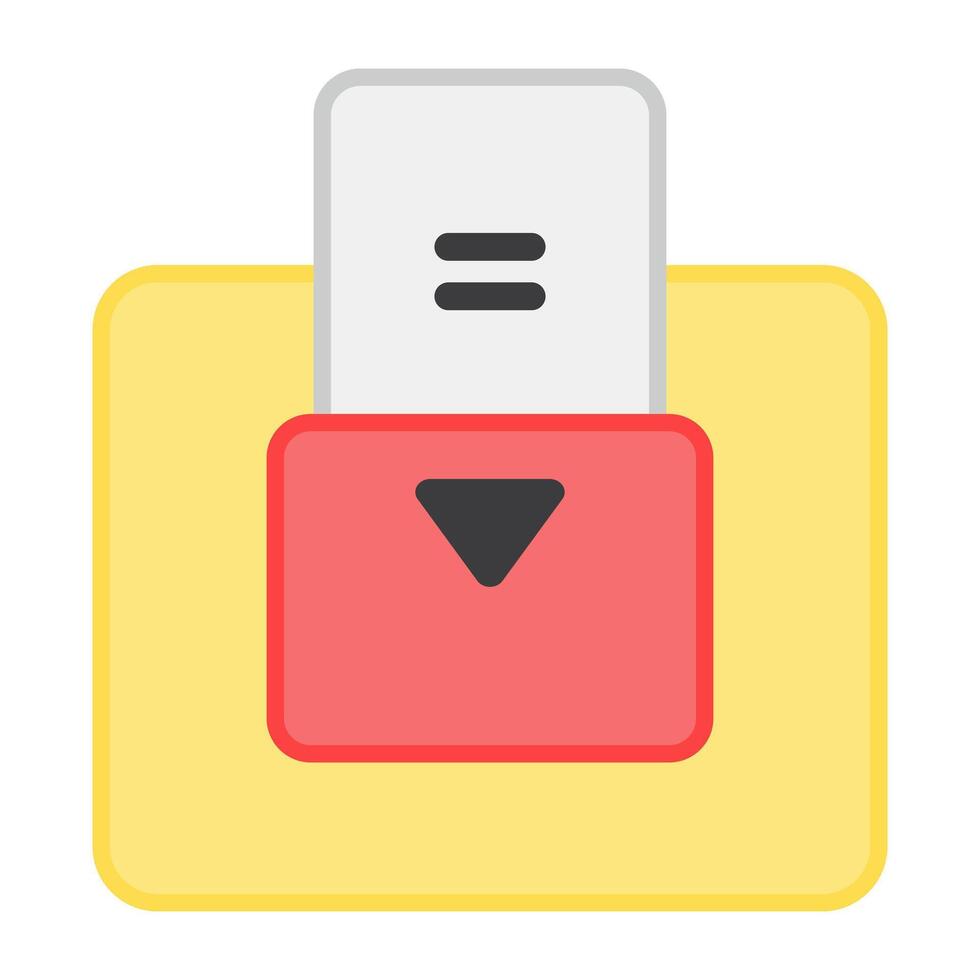 An icon design of hotel card lock vector