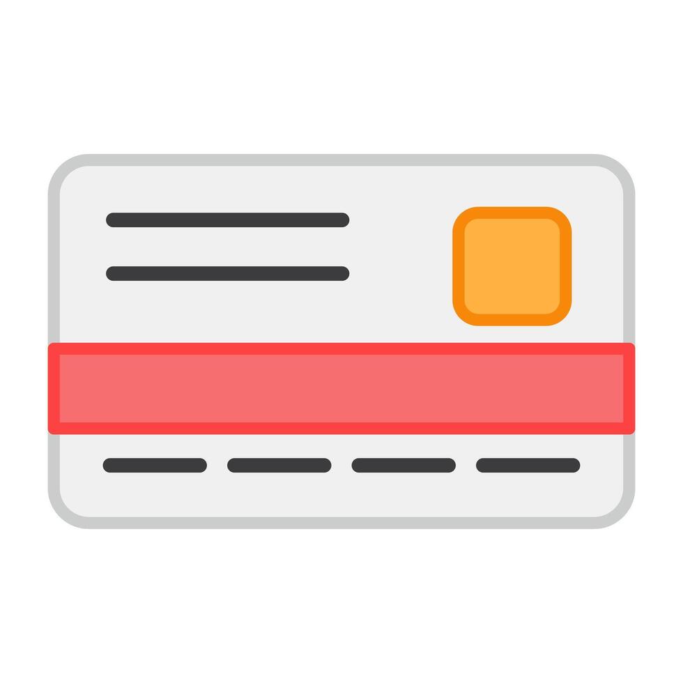 Modern design icon of debit card vector