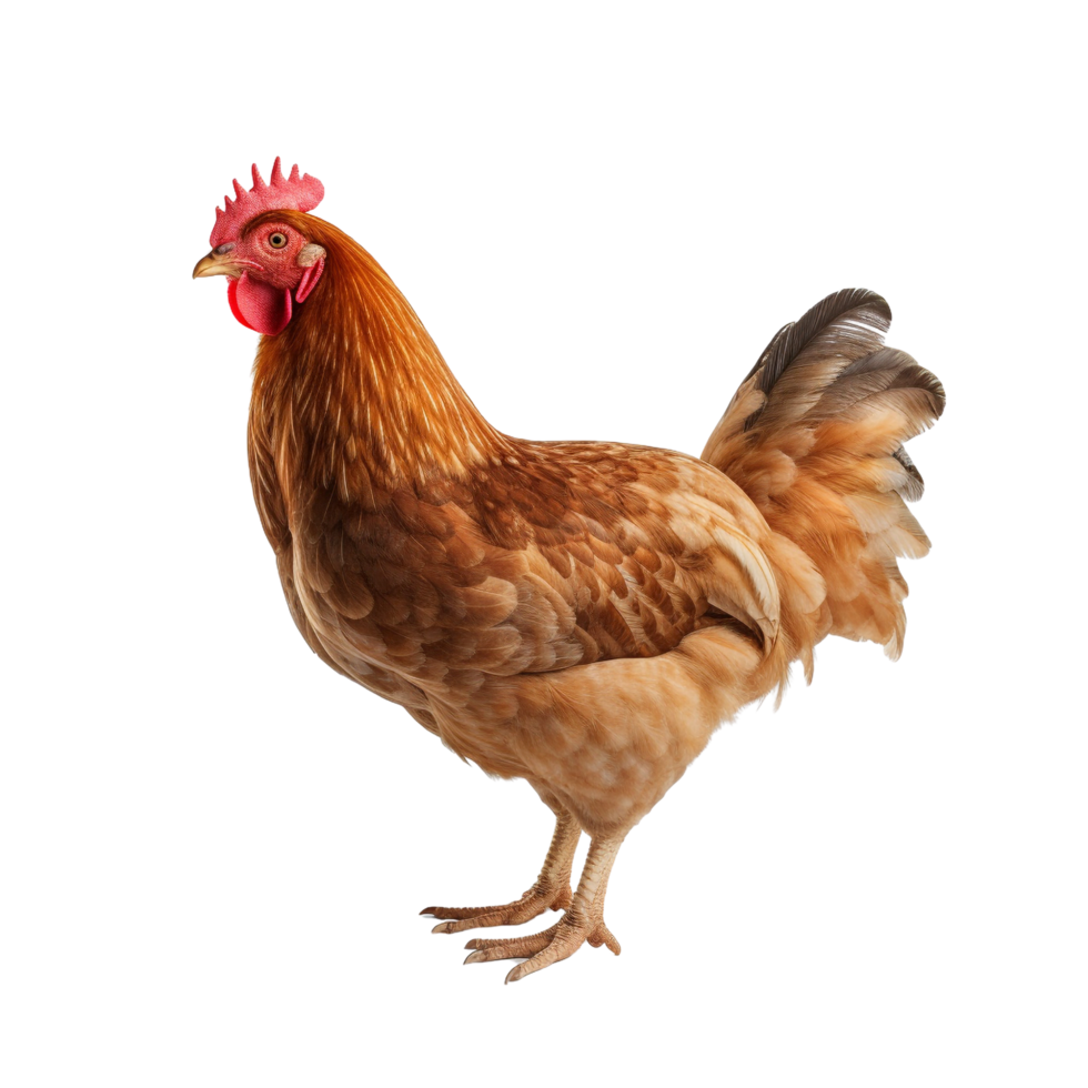 AI generated Chicken clip art png
