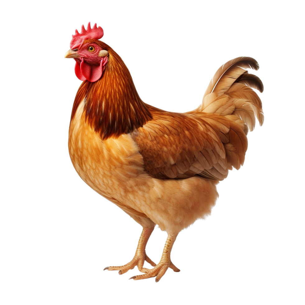 AI generated Chicken clip art png