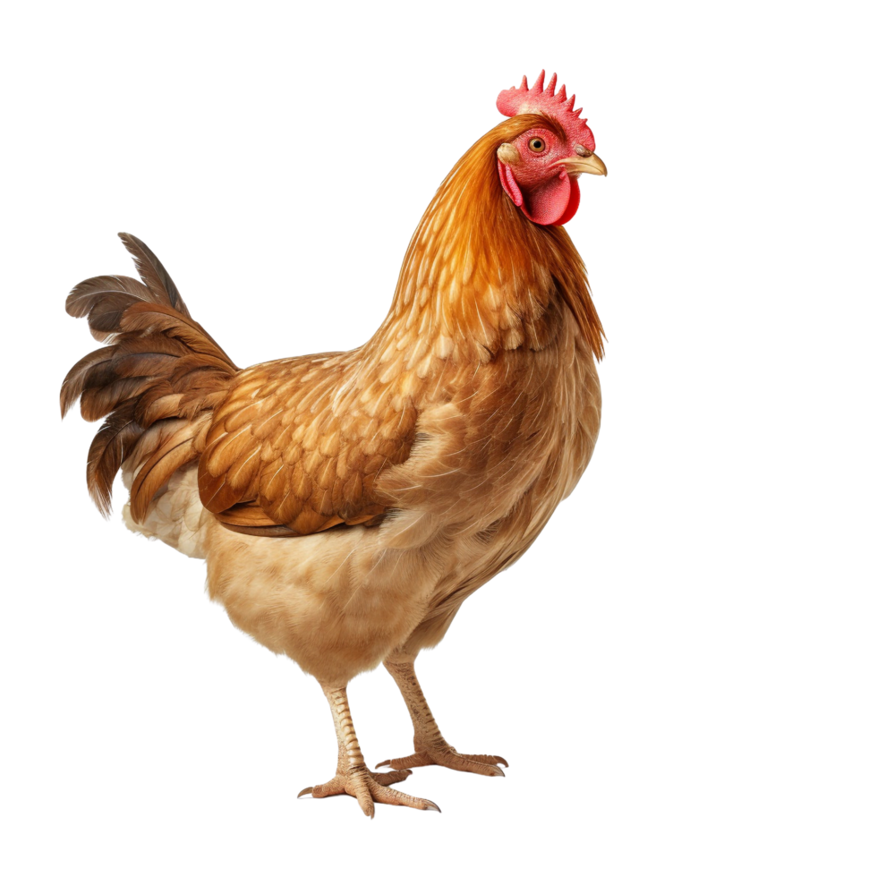 AI generated Chicken clip art png