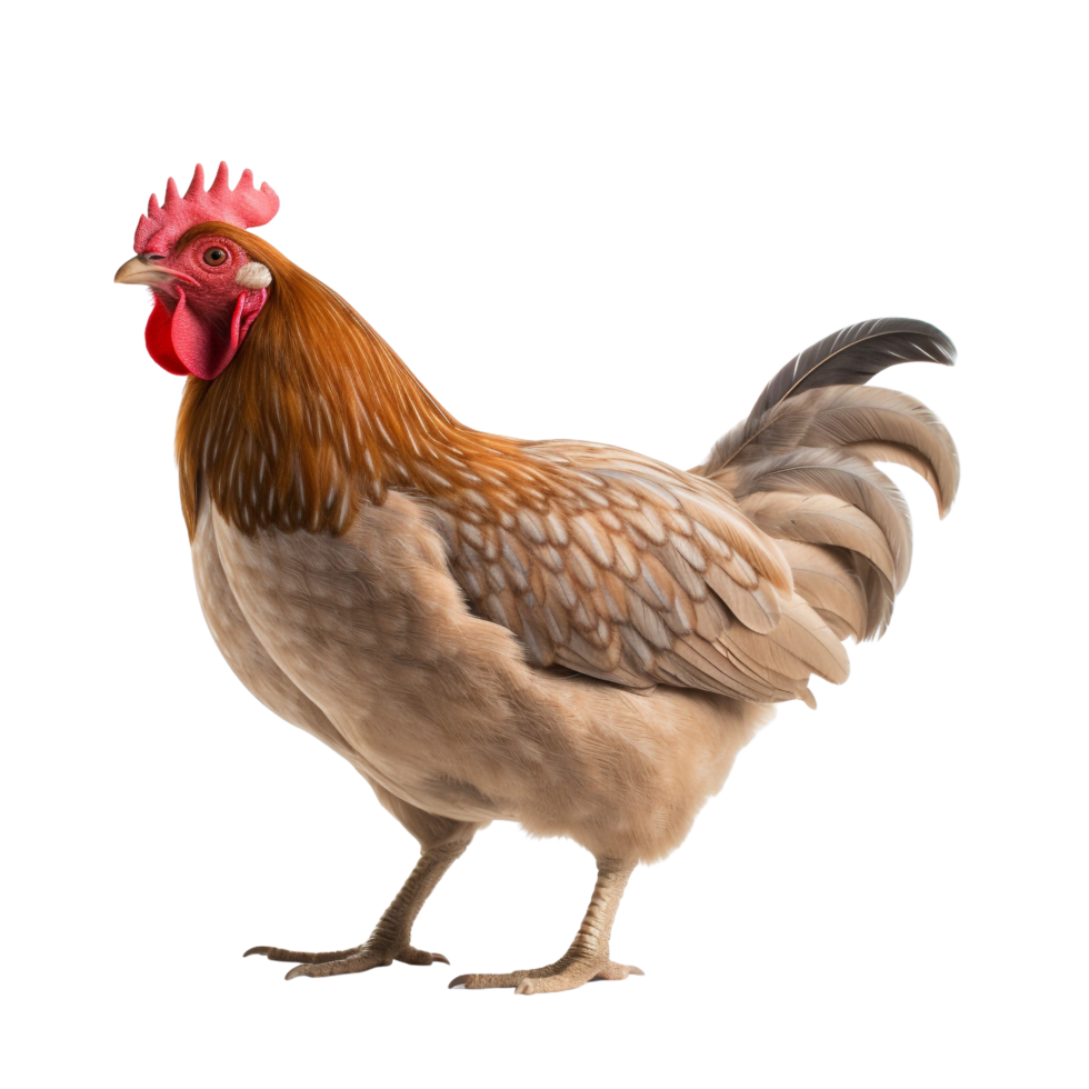 AI generated Chicken clip art png