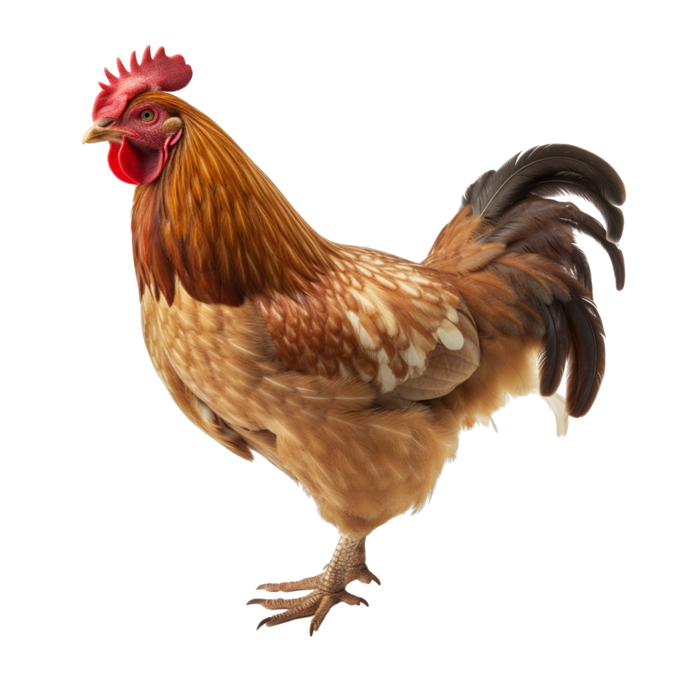 AI generated Chicken clip art png