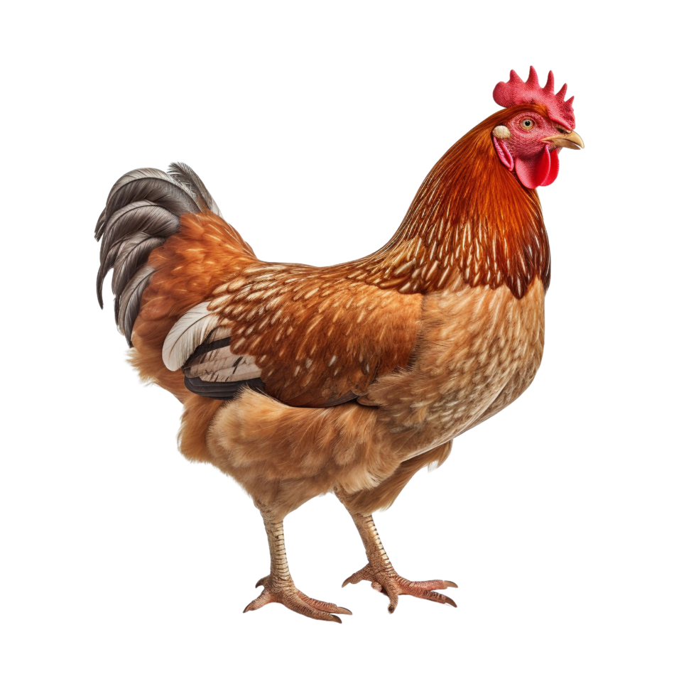 AI generated Chicken clip art png