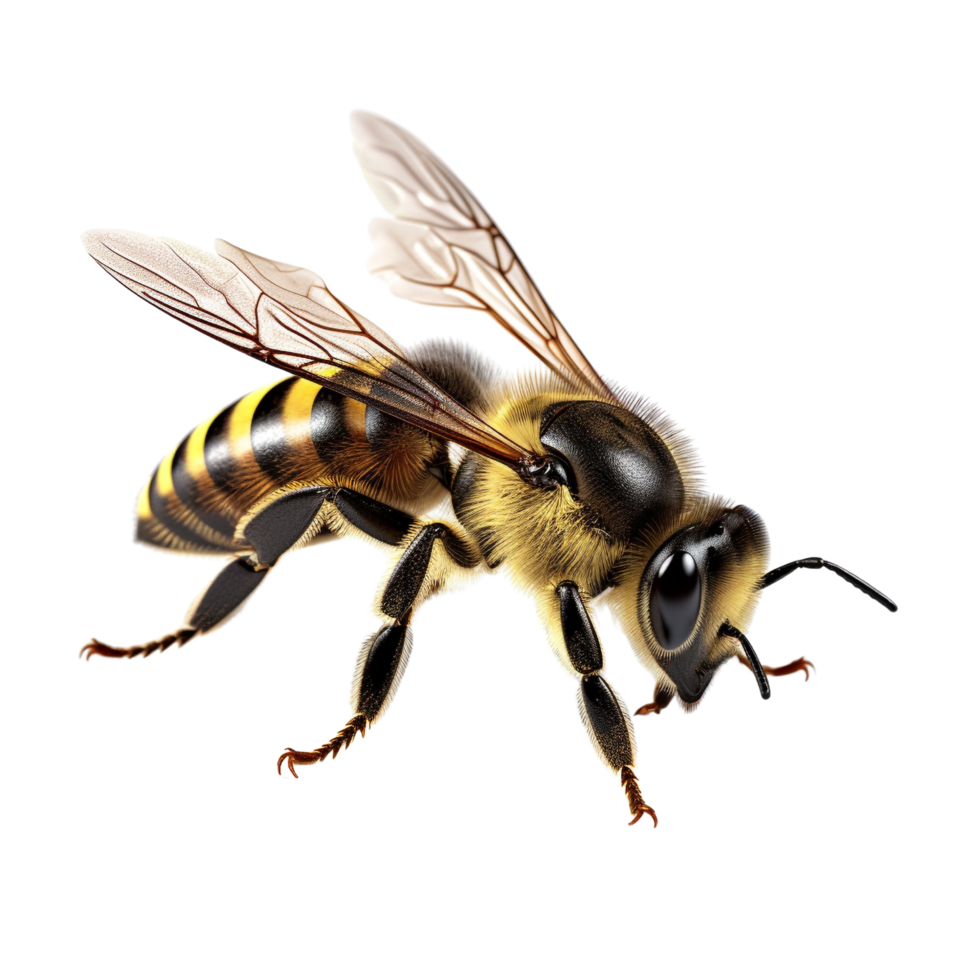 AI generated Bee clip art png