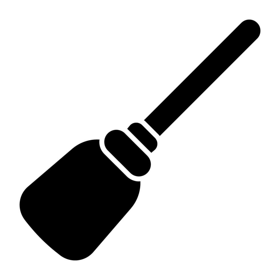 A trendy vector design of broom icon