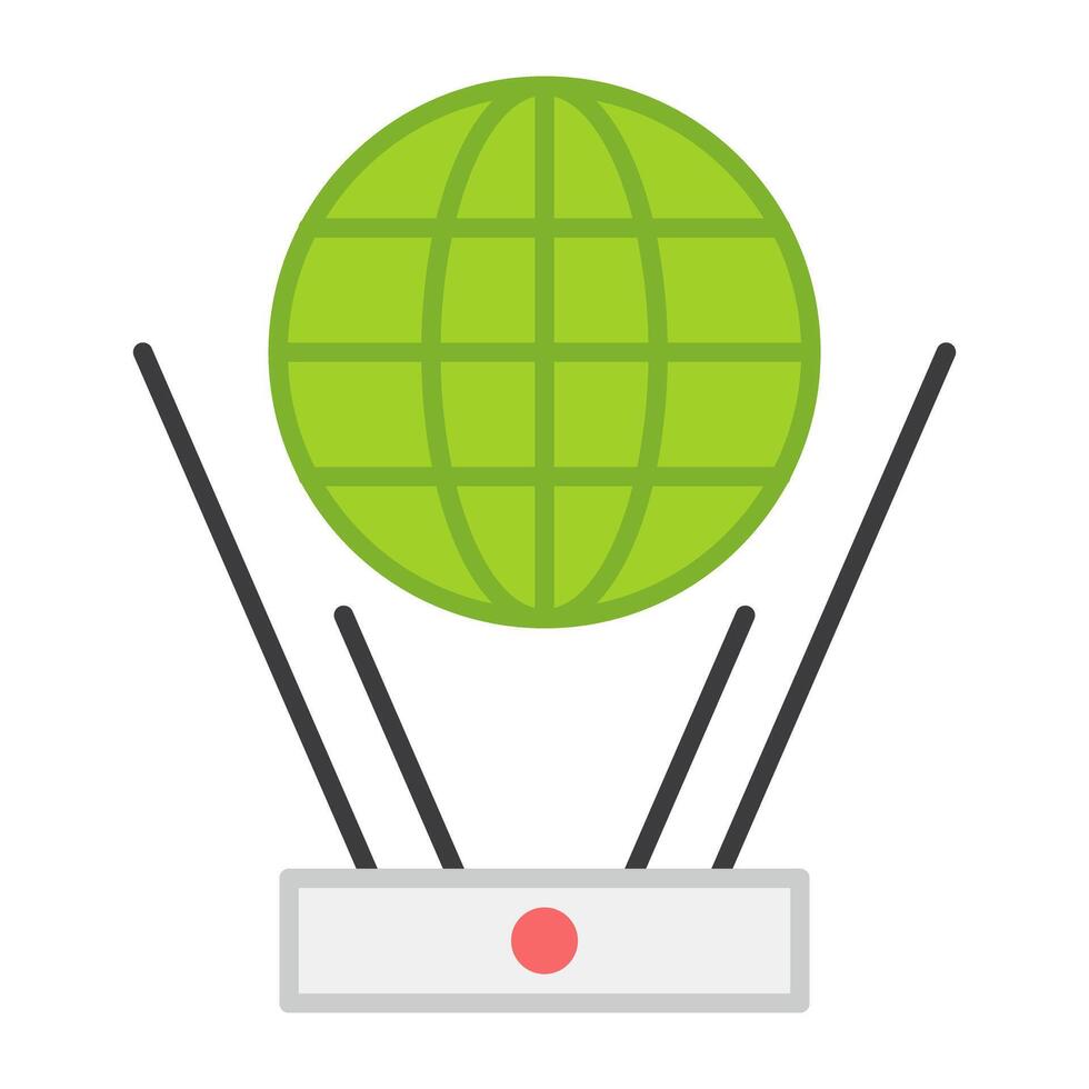 An editable design icon of hologram vector