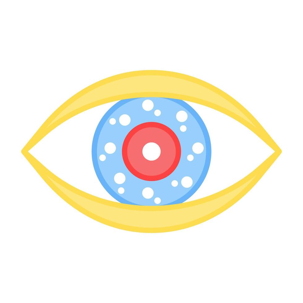 Visibility icon in unique design vector