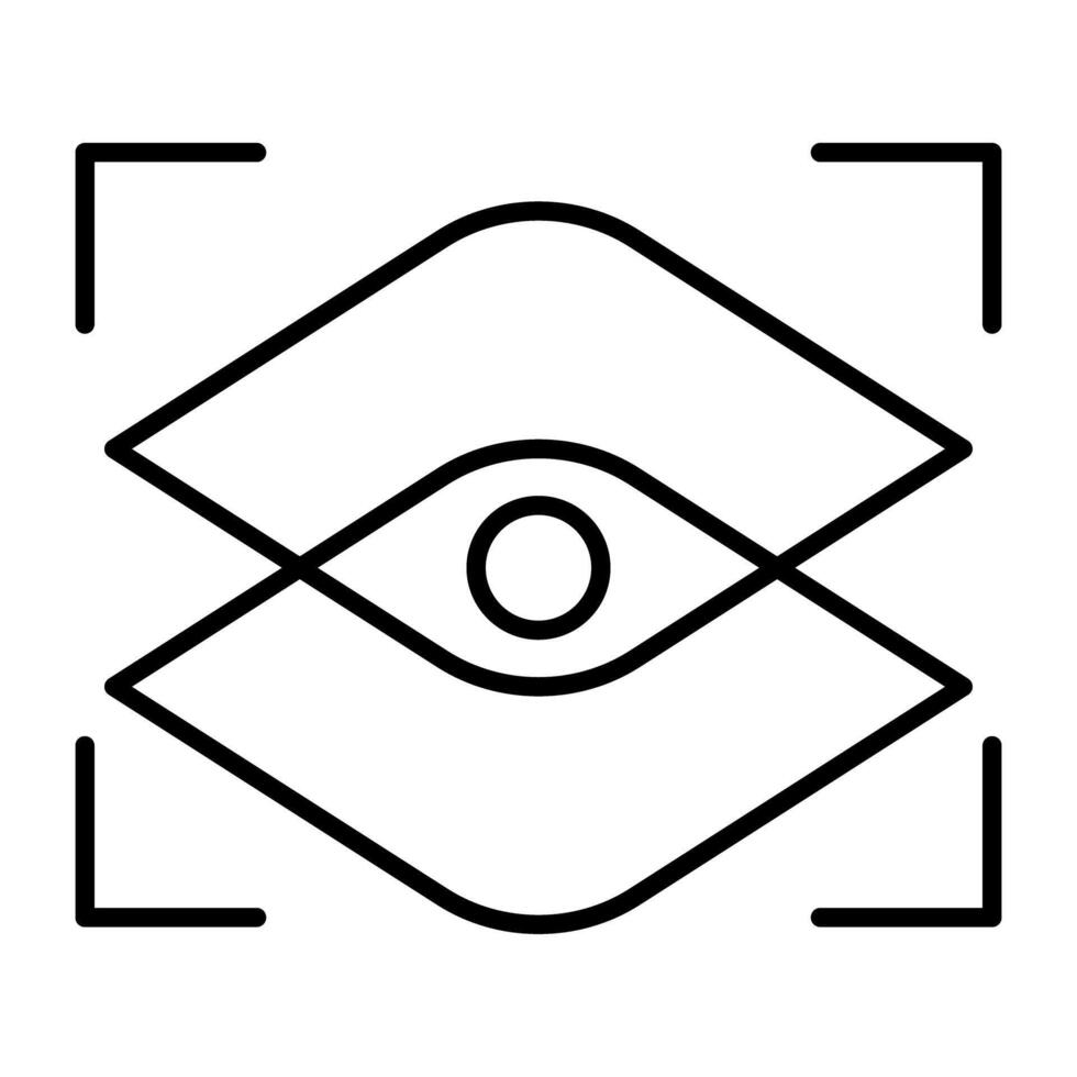 Modern design icon of ar vision vector