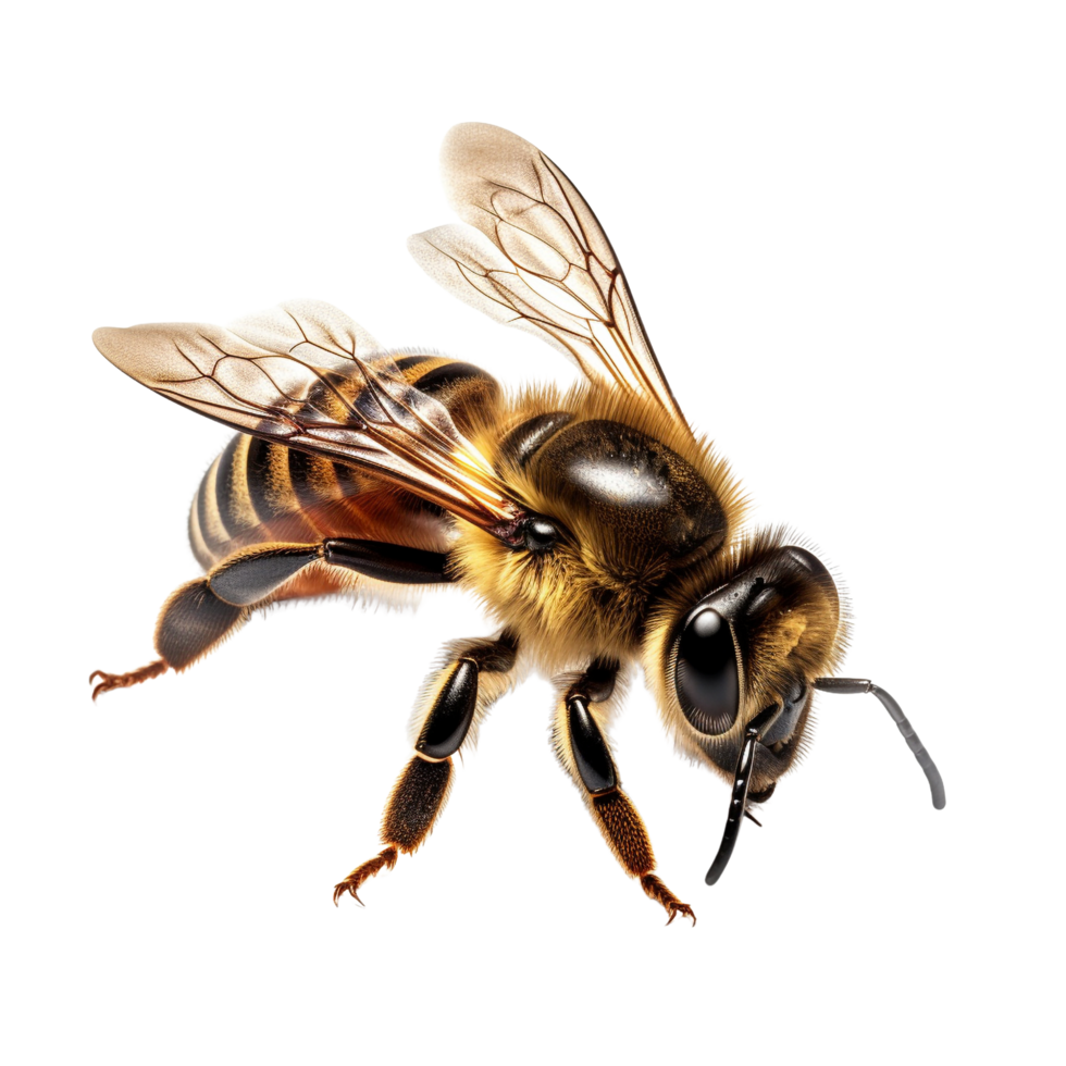 AI generated Bee clip art png