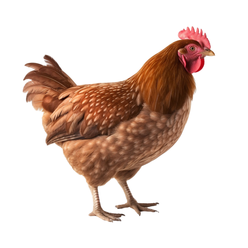 AI generated Chicken clip art png