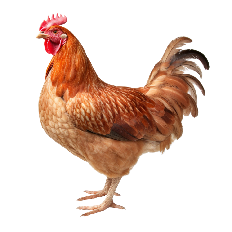 AI generated Chicken clip art png
