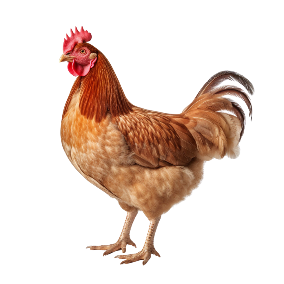 AI generated Chicken clip art png