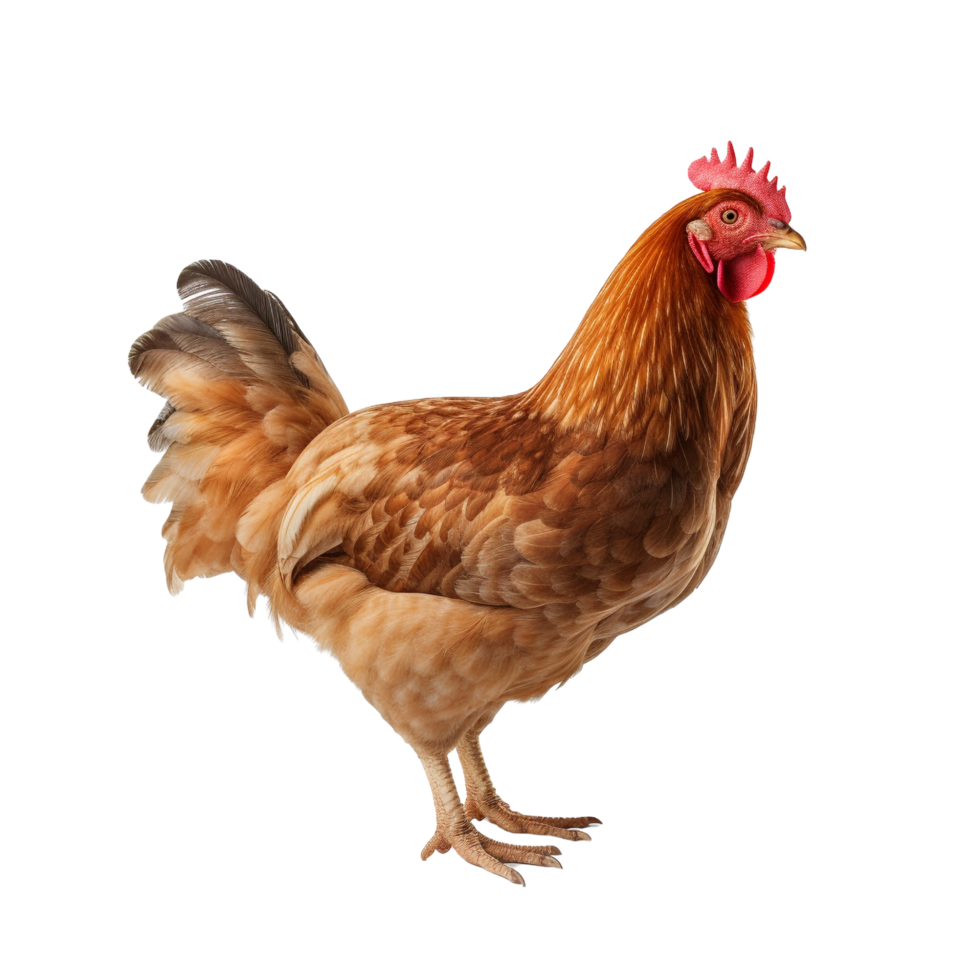 AI generated Chicken clip art png