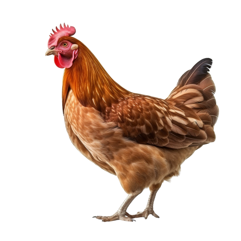 AI generated Chicken clip art png