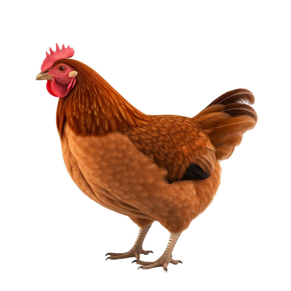 AI generated Chicken clip art png
