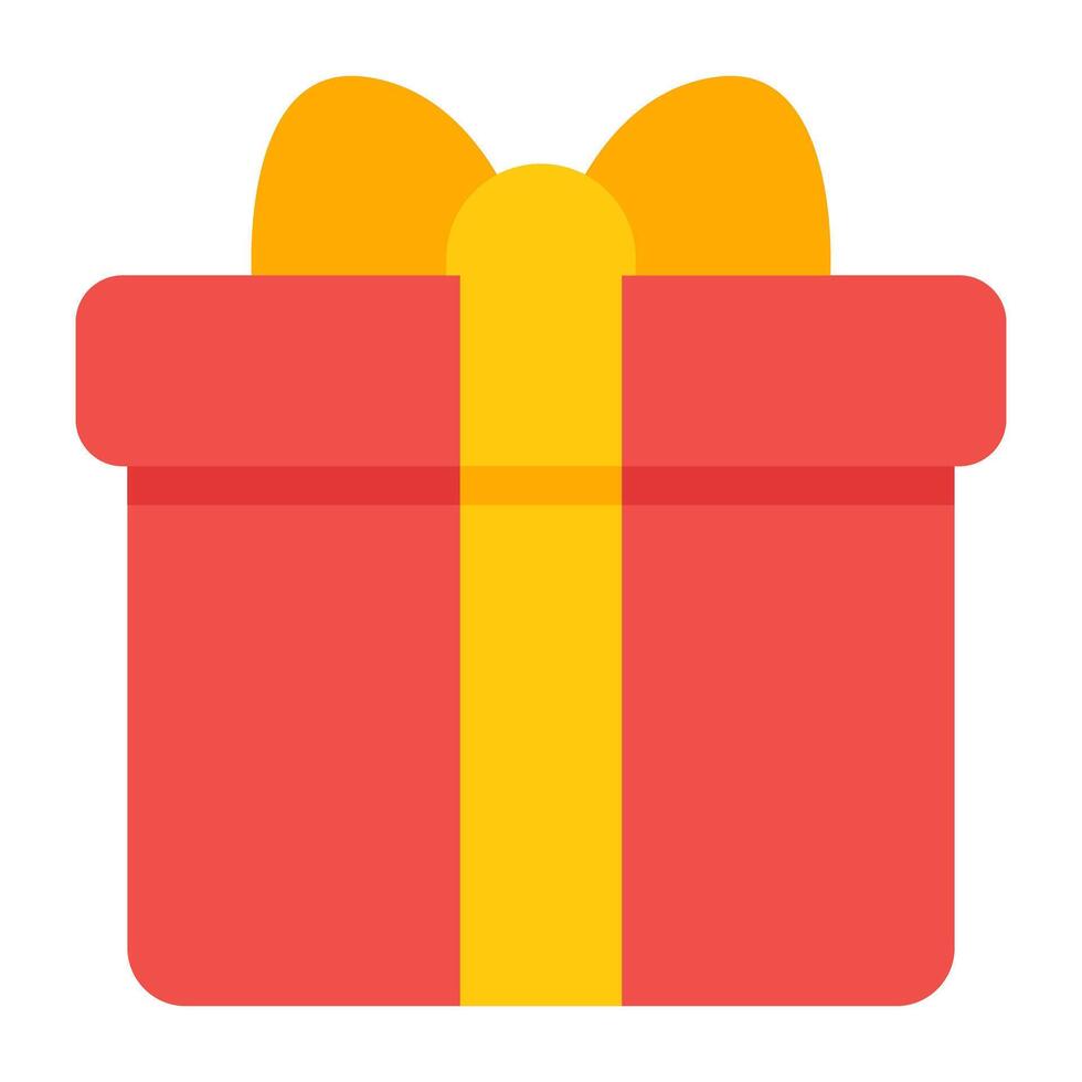 Surprise gift box, package vector in flat design 40208029 Vector Art at ...