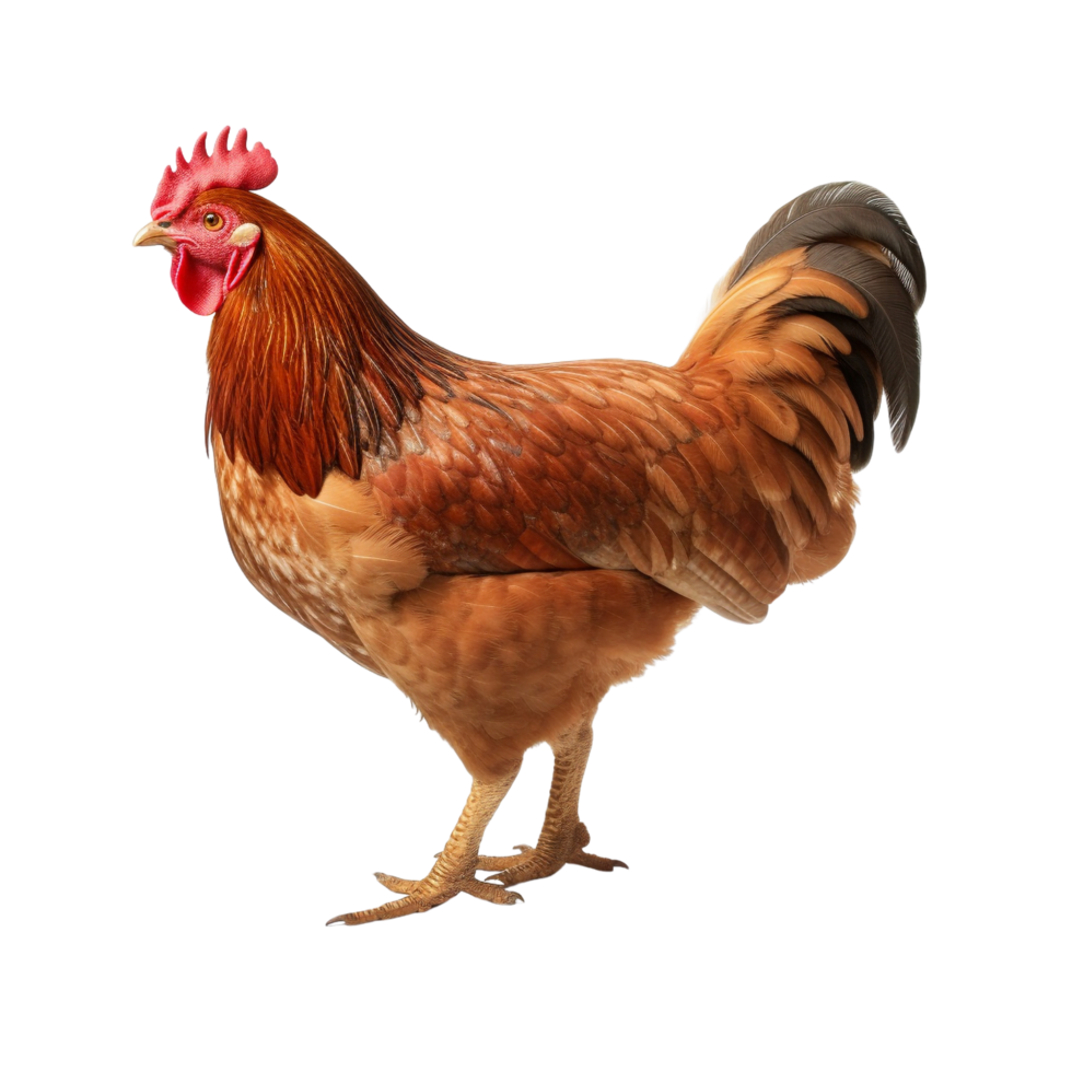 AI generated Chicken clip art png