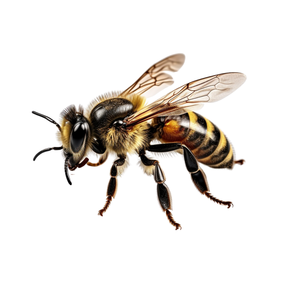 AI generated Bee clip art png