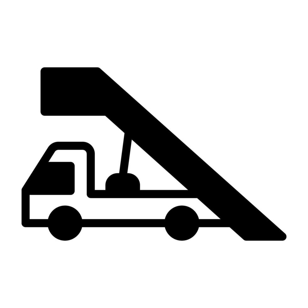 A     A perfect design vector of airport truck