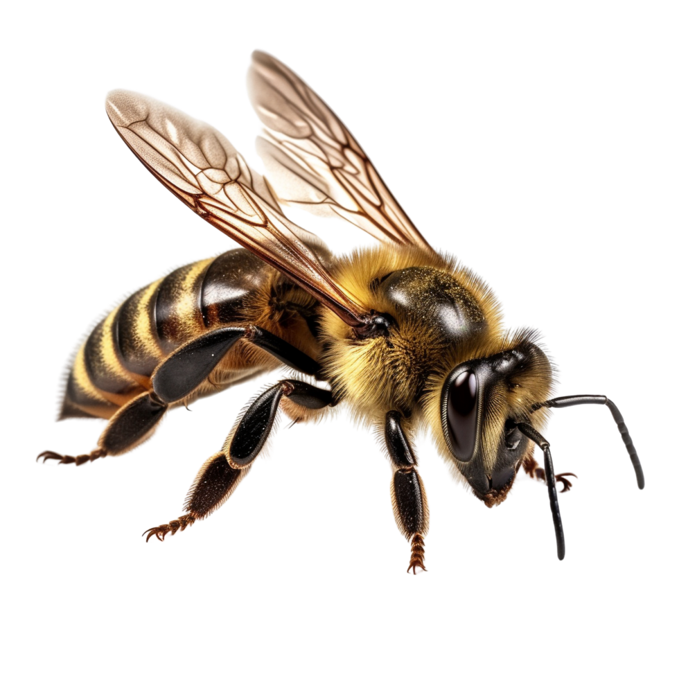 AI generated Bee clip art png