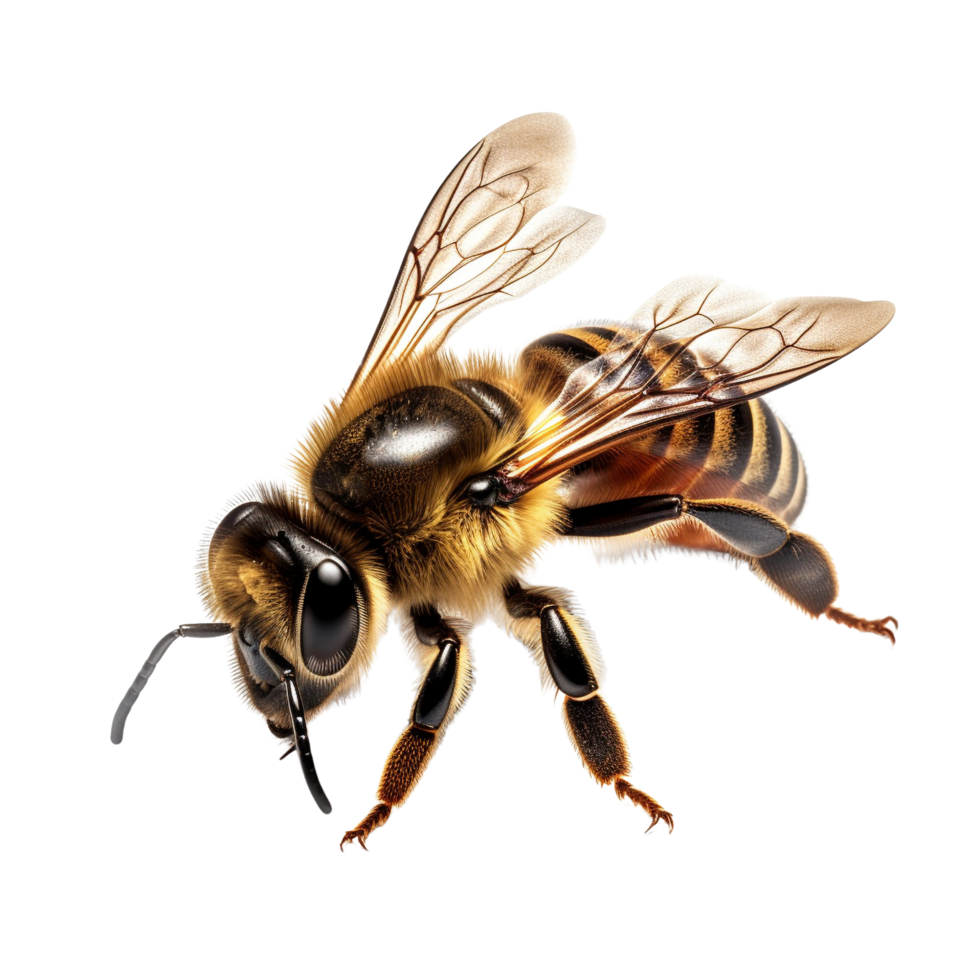 AI generated Bee clip art png