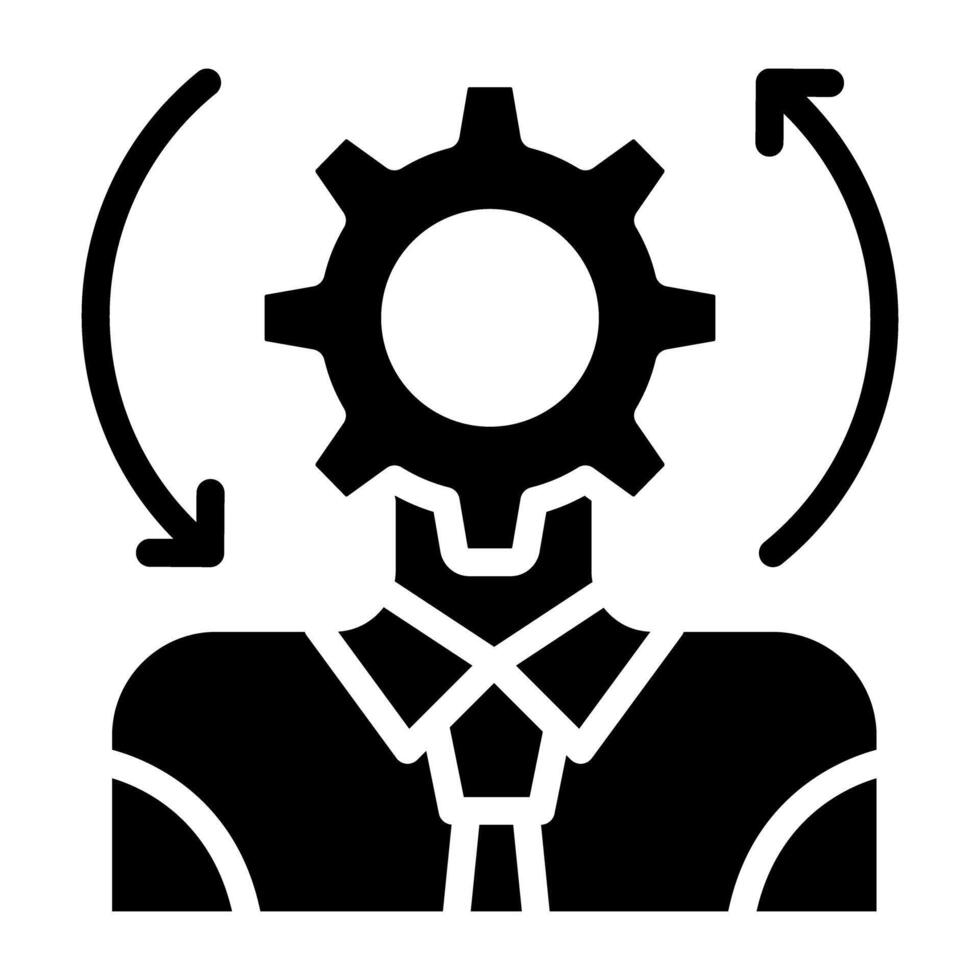 A trendy vector design of administrator icon