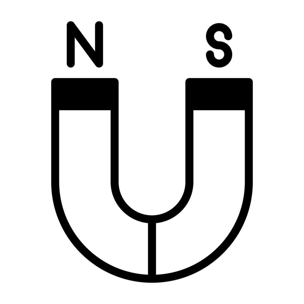 Editable solid vector design of magnet