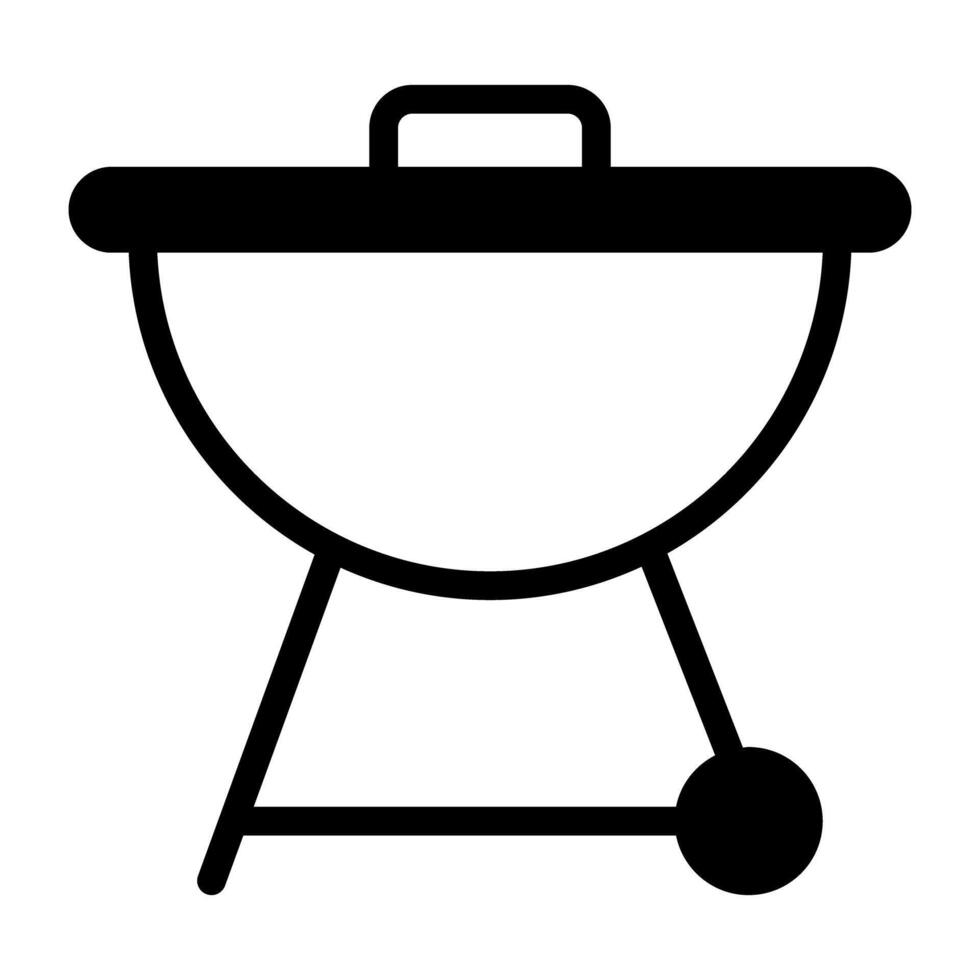 Vector design of bbq grill icon