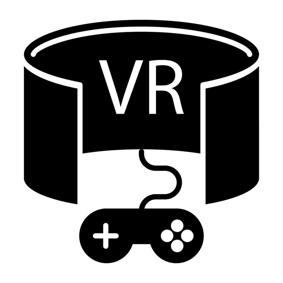 Trendy vector design of vr game