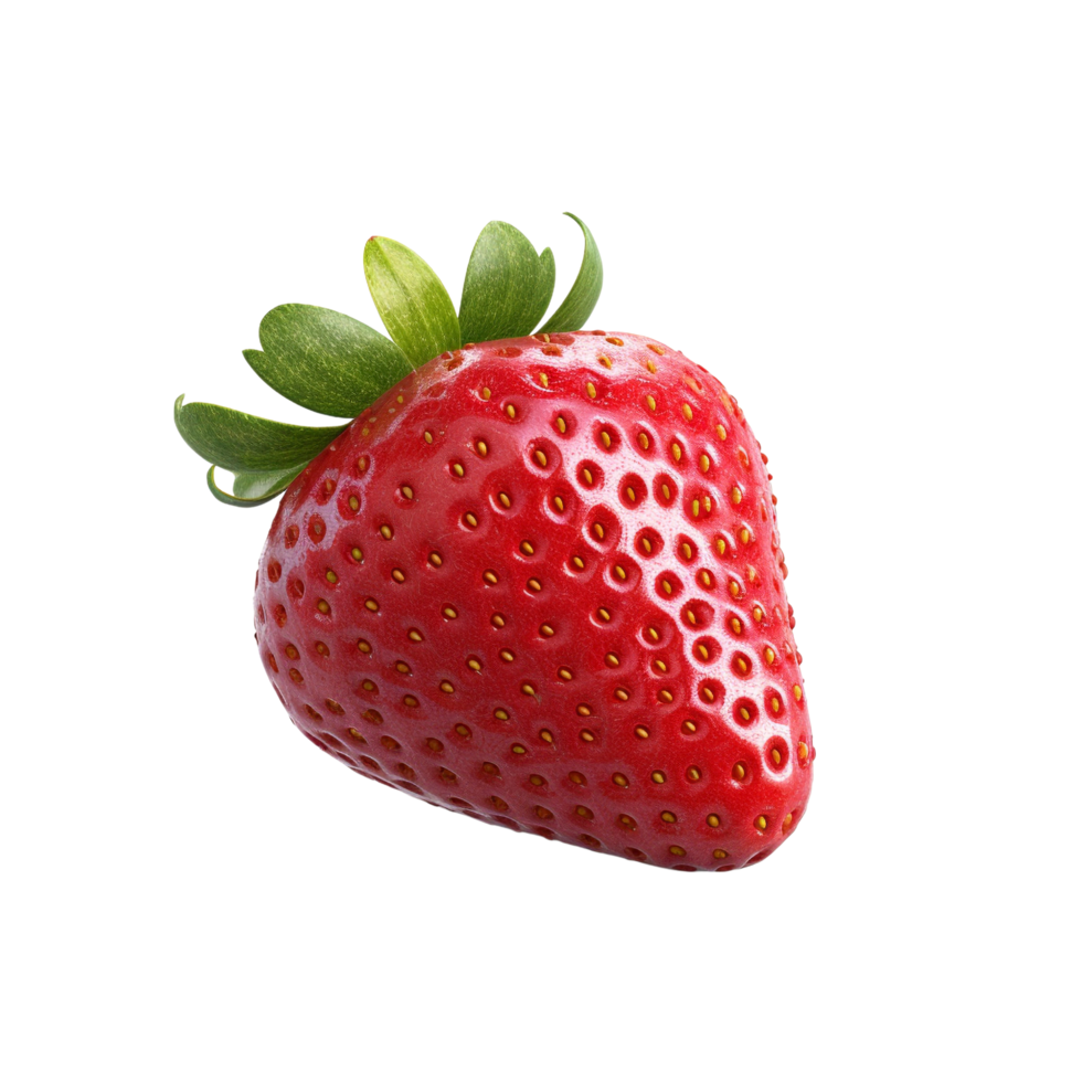 ai généré fraise agrafe art png