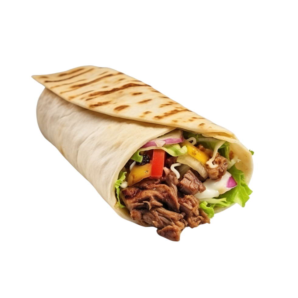 AI generated Shawarma clip art png