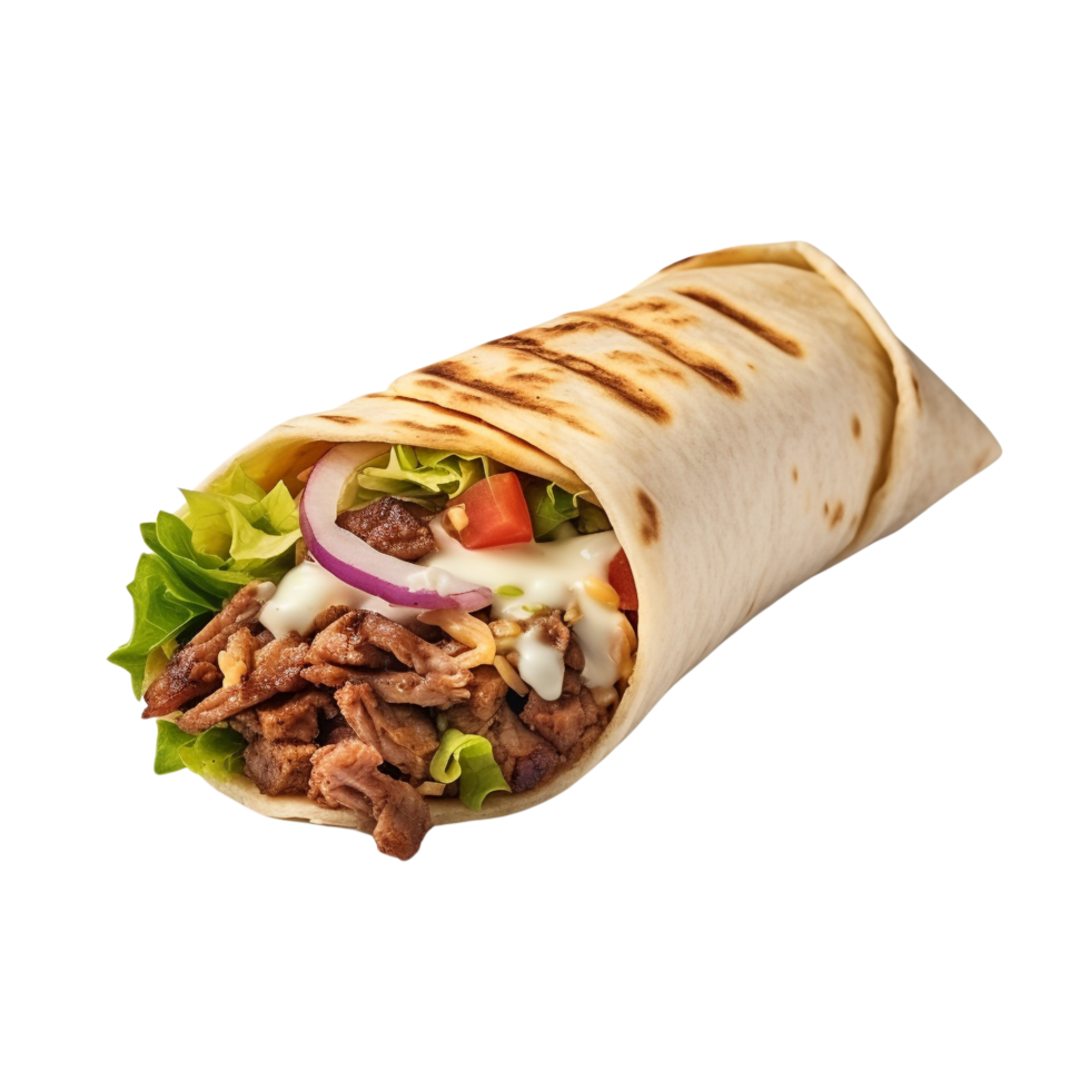 AI generated Shawarma clip art png