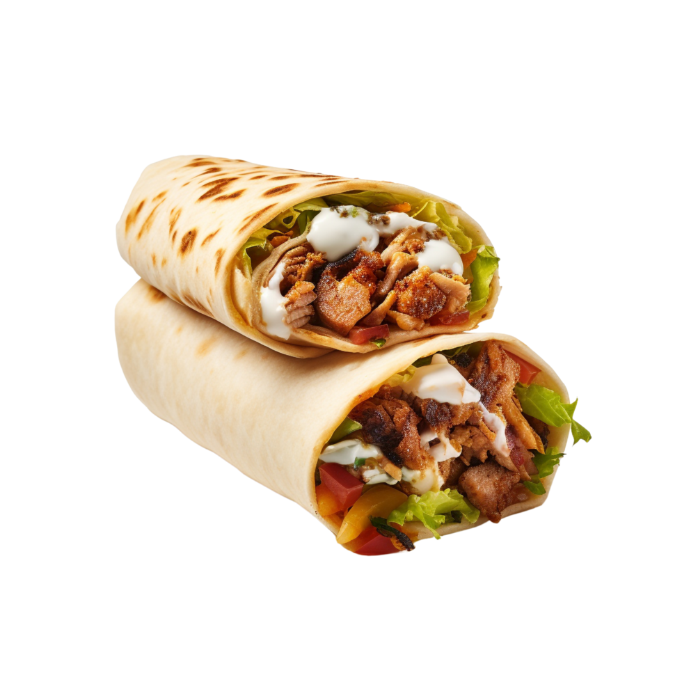 AI generated Shawarma clip art png