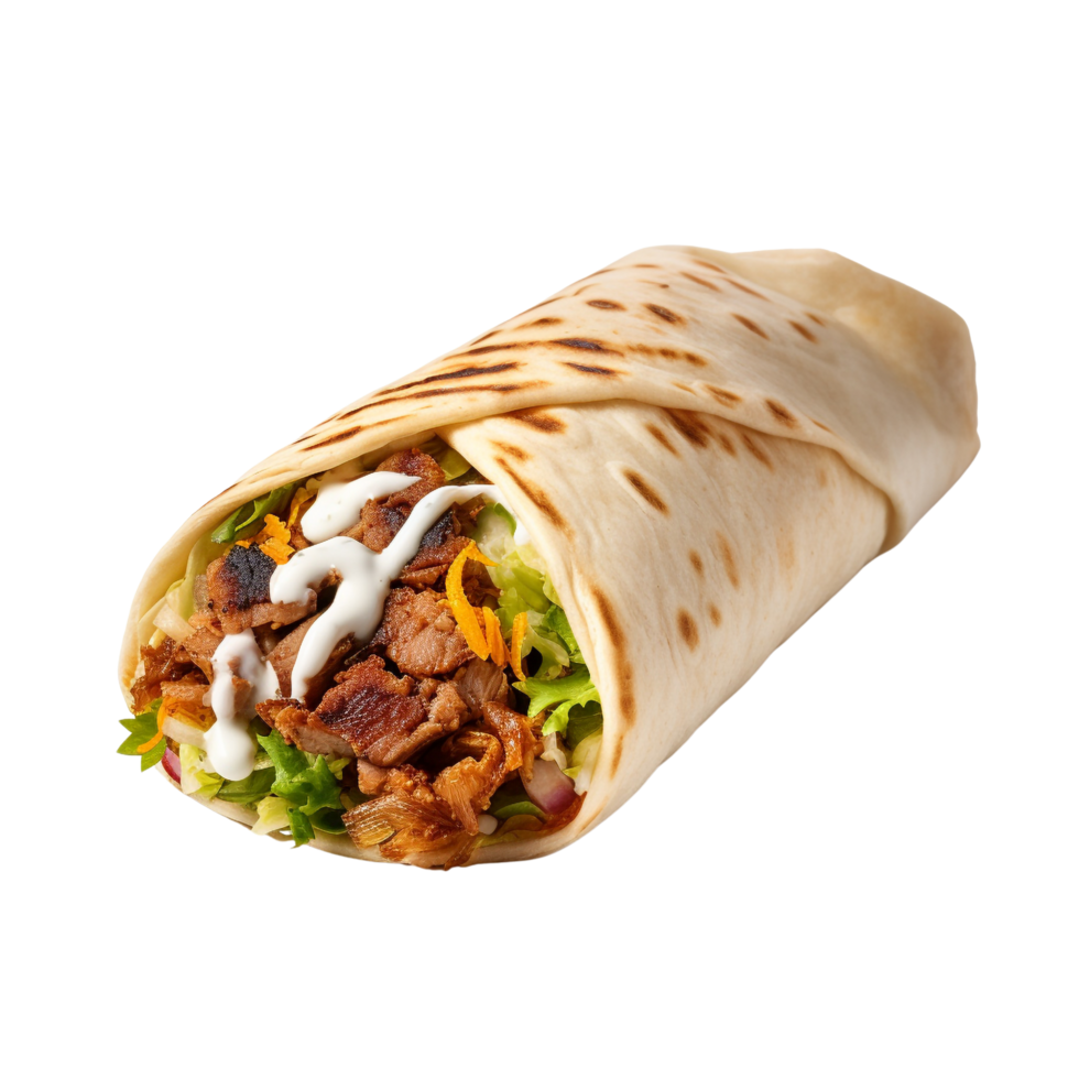 AI generated Shawarma clip art png