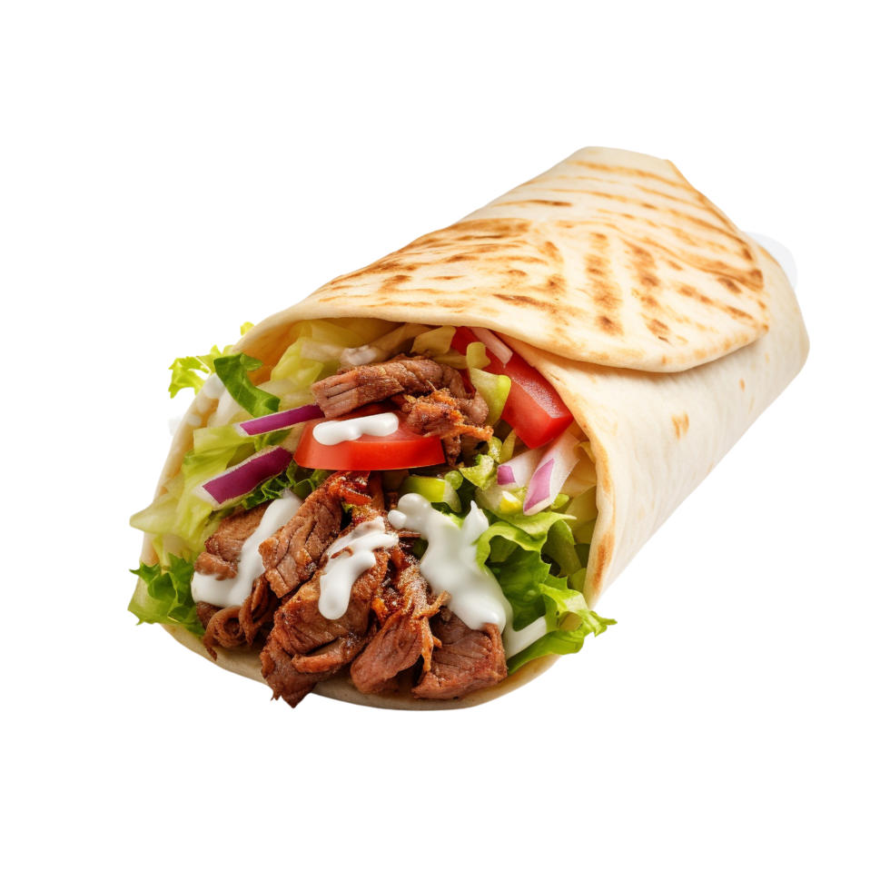 AI generated Shawarma clip art png