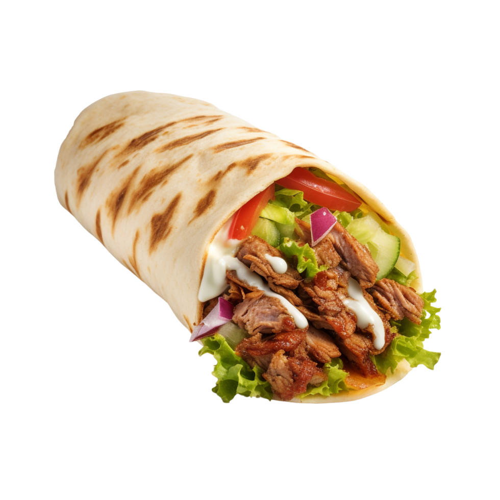 AI generated Shawarma clip art png