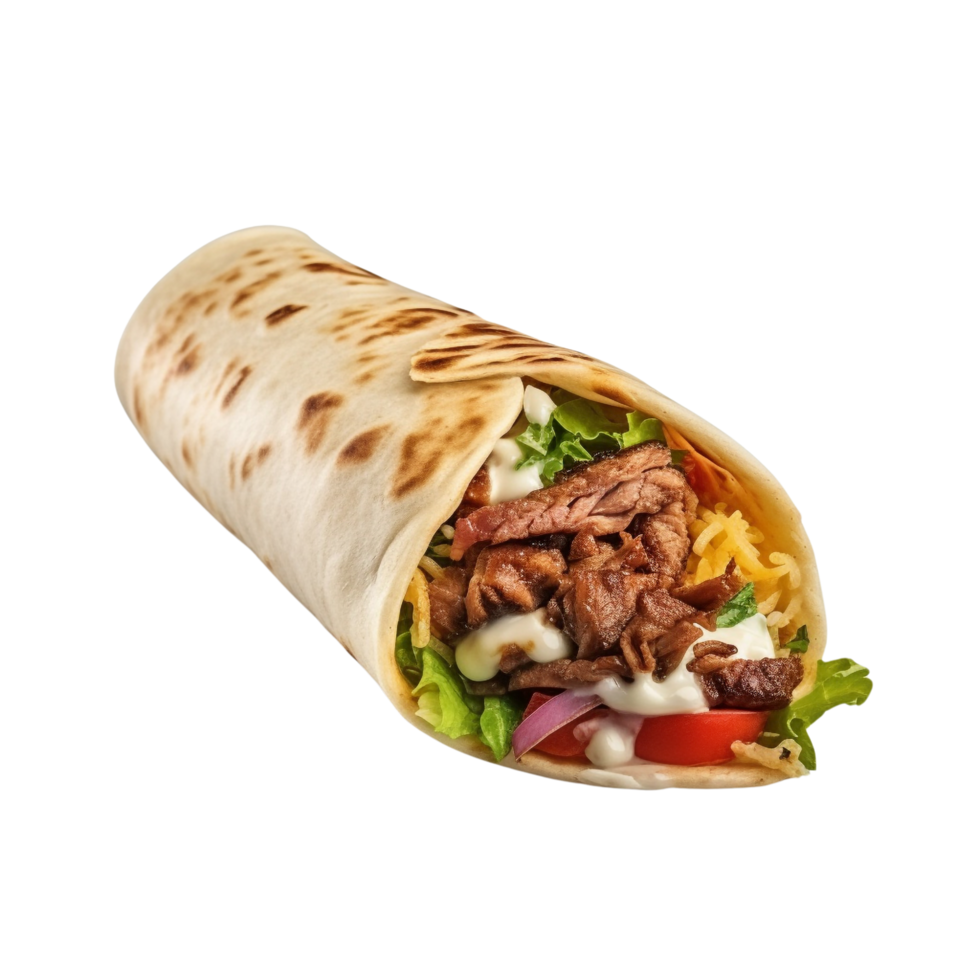AI generated Shawarma clip art png