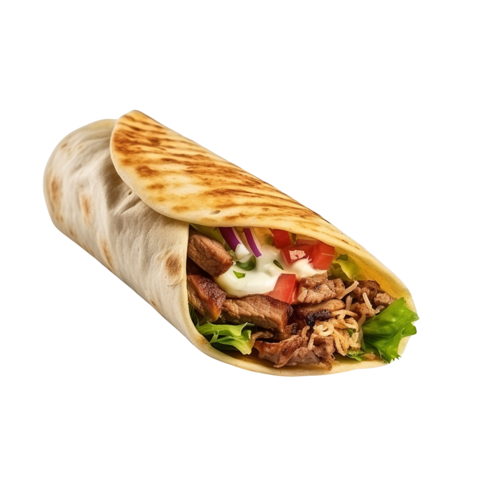 AI generated Shawarma clip art png